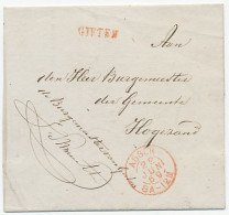 Naamstempel Gieten 1869 - Brieven En Documenten