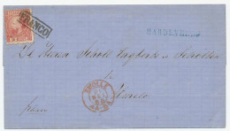 Naamstempel Hardenberg 1868 - Lettres & Documents