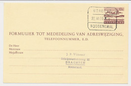 Treinblokstempel : Utrecht - Roosendaal XV 1966 - Unclassified