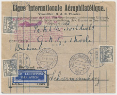 VH H 34 B IJspostvlucht S Gravenhage - Schiermonnikoog 1929 - Zonder Classificatie