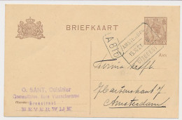 Treinblokstempel : Amsterdam - Uitgeest V 1921 ( Beverwijk ) - Unclassified