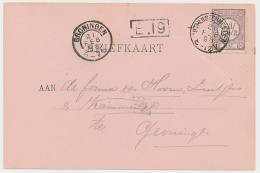 Kleinrondstempel Uithuistermeeden 1898 - Unclassified
