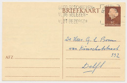 Briefkaart G. 325 Rotterdam - Delft 1962 - Postwaardestukken