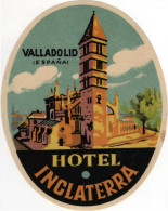 Hotel Inglaterra - Valladolid - & Hotel, Label - Etiquettes D'hotels