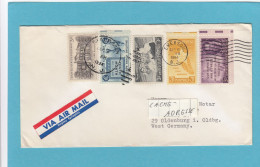 LUFTPOSTBRIEF AUS EMERSON NACH OLDENBURG, DEUTSCHLAND,1964. - 3c. 1961-... Lettres