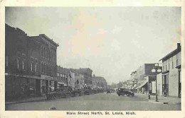 Etats Unis - Michigan - Saint Louis - Main Street North - Animée - Automobiles - CPA - Voir Scans Recto-Verso - Other & Unclassified