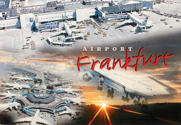 Format - 160 X 115 Mms - Allemagne - Deutschland - Airport Frankfurt - Aéroport - Aviation - Avions - CPM - Carte Neuve  - Aérodromes
