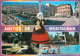 82 - Montauban - Multivues - Piscine - Folklore - Carte Neuve - CPM - Voir Scans Recto-Verso - Montauban