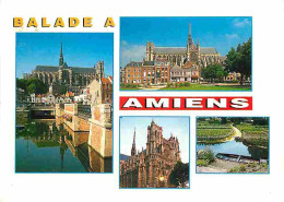 80 - Amiens - Multivues - Flamme Postale - CPM - Voir Scans Recto-Verso - Amiens