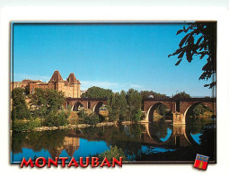 82 - Montauban - Le Pont-Vieux - Au Bout Du Pont  L'ancien Palais épiscopal Devenu Musée Ingres - Blasons - Carte Neuve  - Montauban