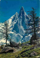 74 - Chamonix - Mont-Blanc - Les Drus - L'Aiguille Verte - Depuis Le Montenvers - Flamme Postale - CPM - Voir Scans Rect - Chamonix-Mont-Blanc