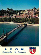 69 - Lyon - Passerelle Saint Georges - Blasons - Carte Neuve - CPM - Voir Scans Recto-Verso - Autres & Non Classés