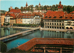Suisse - LU Lucerne - Luzern - Altstadt, Rathaus, Museggturme - CPM - Carte Neuve - Voir Scans Recto-Verso - Andere & Zonder Classificatie