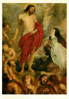 Art - Peinture - Pierre-Paul Rubens - Jésus à La Prière De Sainte-Thérèse Délivre Du Purgatoire Le Prieur Bernardin De M - Peintures & Tableaux