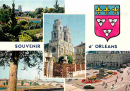 45 - Orléans - Multivues - Automobiles - Blasons - Flamme Postale - CPM - Voir Scans Recto-Verso - Orleans