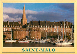 35 - Saint Malo - La Grande Porte Et L'église St-Vincent - Bateaux - CPM - Voir Scans Recto-Verso - Saint Malo