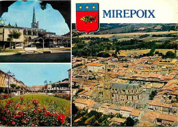 09 - Mirepoix - Multivues - Fleurs - Blasons - CPM - Voir Scans Recto-Verso - Mirepoix