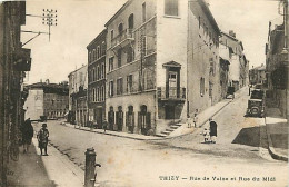 69 - Thizy - Rue De Vaise Et Rue Du Midi - Animée - Automobiles - CPA - Voir Scans Recto-Verso - Thizy