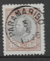 Suriname 1873-88, NVPH 14F; Kw 65 EUR (SN 3148) - Suriname ... - 1975