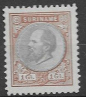 Suriname 1873-88, NVPH 14F; Kw 65 EUR (SN 3149) - Suriname ... - 1975