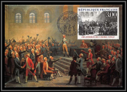 48840 N°2538 Bicentenaire De La Révolution Philexfrance 89 1988 France Carte Maximum (card) Fdc édition Farcigny - 1980-1989