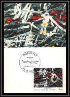 48801 N°2381 L'égare De Dubuffet Tableau (Painting) 1985 France Carte Maximum (card) Fdc édition CEF  - Moderne