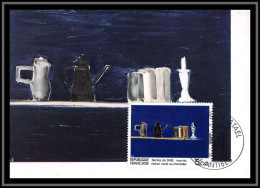 48797 N°2364 Nature Morte Au Chandelier De Stael Tableau Painting 1985 France Carte Maximum Card Fdc édition Farcigny  - 1980-1989