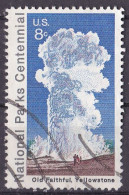 (USA 1972) Geysir, Yellowstone-Nationalpark O/used (A5-19) - Andere & Zonder Classificatie