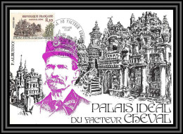 48777 N°2324 Palais Idéal Du Facteur Cheval Drome 1984 France Carte Maximum (card) Fdc édition CEF  - 1980-1989