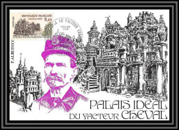 48777 N°2324 Palais Idéal Du Facteur Cheval Drome 1984 France Carte Maximum (card) Fdc édition CEF  - Other & Unclassified