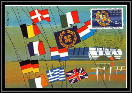 48771 N°2306 Parlement Européen 1984 Europe Europa Cept 1984 France Carte Maximum (card) Fdc édition CEF  - 1980-1989