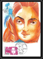 48766 N°2303 Hommage Aux Femmes (woman) Flora Tristan 1984 France Carte Maximum (card) Fdc édition CEF  - 1980-1989