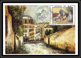 48759 N°2297 Le Lapin Agile D'Utrillo Tableau (Painting) 1983 France Carte Maximum (card) Fdc édition CEF  - 1980-1989