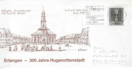 Stzegels > Europa > Duitsland > West-Duitsland > Erlangen 300 Jahre Hugenottenstadt Met No. 1296 (12282) - Cartas & Documentos