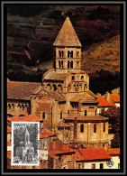 48662 N°1998 Eglise De Saint-Saturnin (church) Du Puy-de-Dome 1978 France Carte Maximum (card) Fdc édition Lys  - 1970-1979
