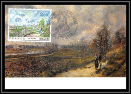 48681 N°2136 La Sente Du Chou De Pissarro Tableau (Painting) 1981 France Carte Maximum (card) Fdc édition Pierron  - 1980-1989