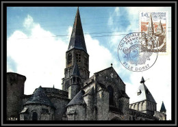 48654 N°1937 Collégiale Du Dorat Haute Vienne (église Church) 1977 France Carte Maximum (card) Fdc édition Theojac  - 1970-1979