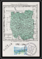 48639 N°1863 Régions Centre 1976 France Carte Maximum (card) Fdc édition Philaroanne  - 1970-1979