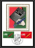 48587 N°1719/1720 Code Postal 1972 France Carte Maximum (card) Fdc édition - 1970-1979