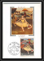 48550 N°1653 Tableau Painting Danseuse Au Bouquet Degas 1970 France Carte Maximum (card) Fdc édition - 1970-1979