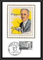 48534 N°1627 Maurice De Broglie Physicien Physic 1970 France Carte Maximum (card) Fdc édition - 1970-1979