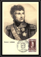 48501 N°1593 Jean Lannes Duc De Montebello Militaire Napoléon 1969 France Carte Maximum (card) Fdc édition - 1960-1969