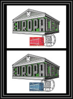 48512 N°1598/1599 Europa Cad Paris 1969 France Carte Maximum (card) Fdc édition Parison  - 1960-1969