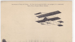 Aérodrome Du Camp De Châlons - M. Kinet Bat Le Record Du Biplan Avec Passager (2h19 Minutes) - Biplan Henry Farman...... - Aerodromes