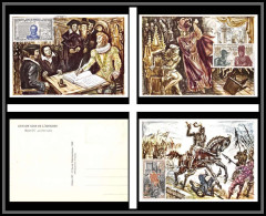 48529 N°1616/1618 Histoire De France Roi King 1969 France Carte Maximum (card) Fdc édition CEF - 1960-1969