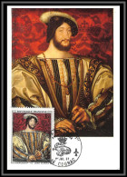 48403 N°1518 Tableau Painting François 1er Roi King Jean Clouet 1967 France Carte Maximum Card Fdc édition Hazan  - Altri & Non Classificati