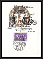 48293 N°1358 Europa 1962 Mulhouse Jumelage Philatélique Europeen France Carte Postale  - 1963