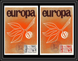 48347 N°1455/1456 Europa 1965 Paris Cad Exposition France Carte Maximum (card) Fdc édition Parison  - 1960-1969