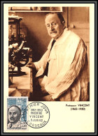 48275b N°1350 Célébrités Hyacinthe Vincent Médecin Français 1962 France Carte Maximum (card) Fdc édition Maximaphiles - 1960-1969