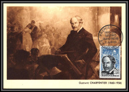 48271b N°1348 Gustave Charpentier Compositeur Musique Music 1962 France Carte Maximum (card) Fdc édition Maximaphiles - Musik